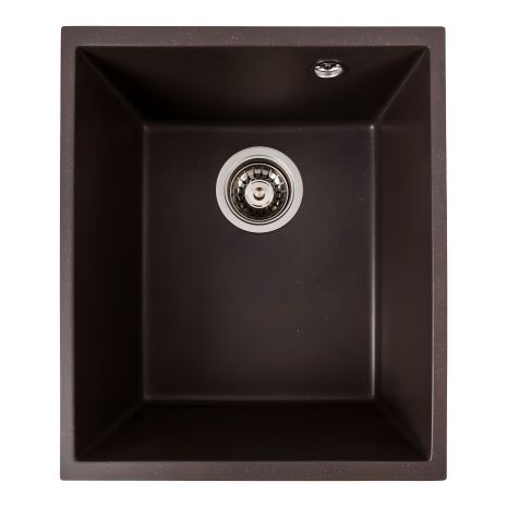 Кухонна гранітна мийка VALESO ROXY 3744 Темна скеля