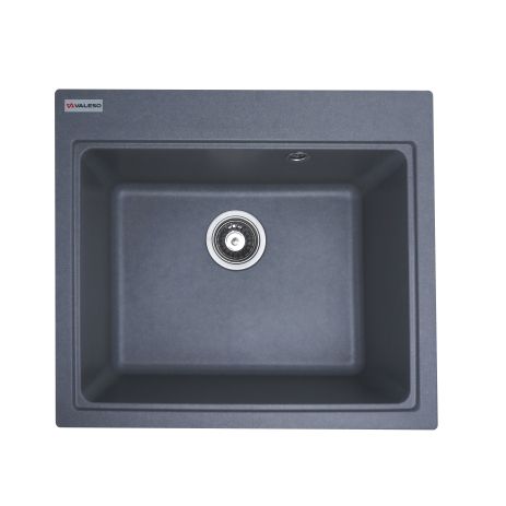Гранитная мойка для кухни VALESO VESTA 5852 матовая Серый муссон