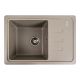 Кухонная гранитная мойка VALESO LIANA 6243 матовая Титан