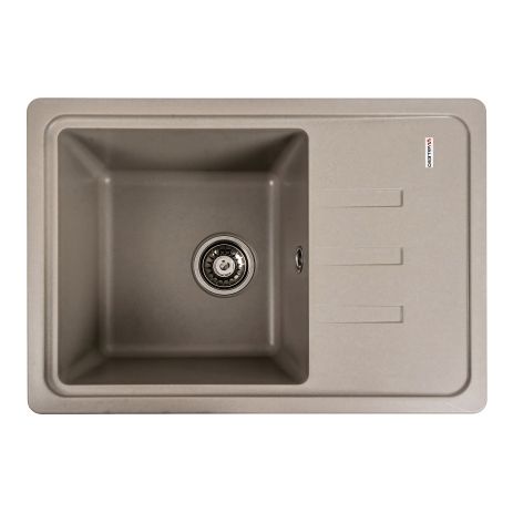 Гранітна мийка для кухні VALESO LIANA 6243 матова, Титан, Україна
