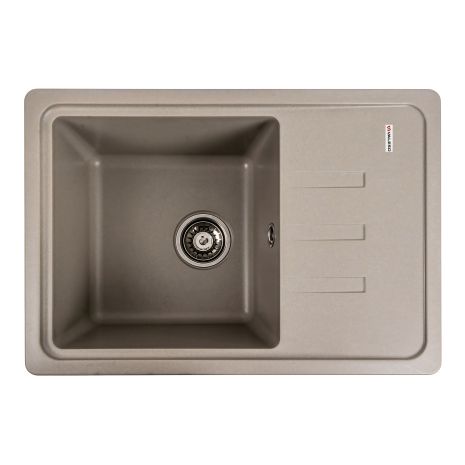 Гранітна мийка для кухні VALESO LIANA 6243 матова, Титан, Україна