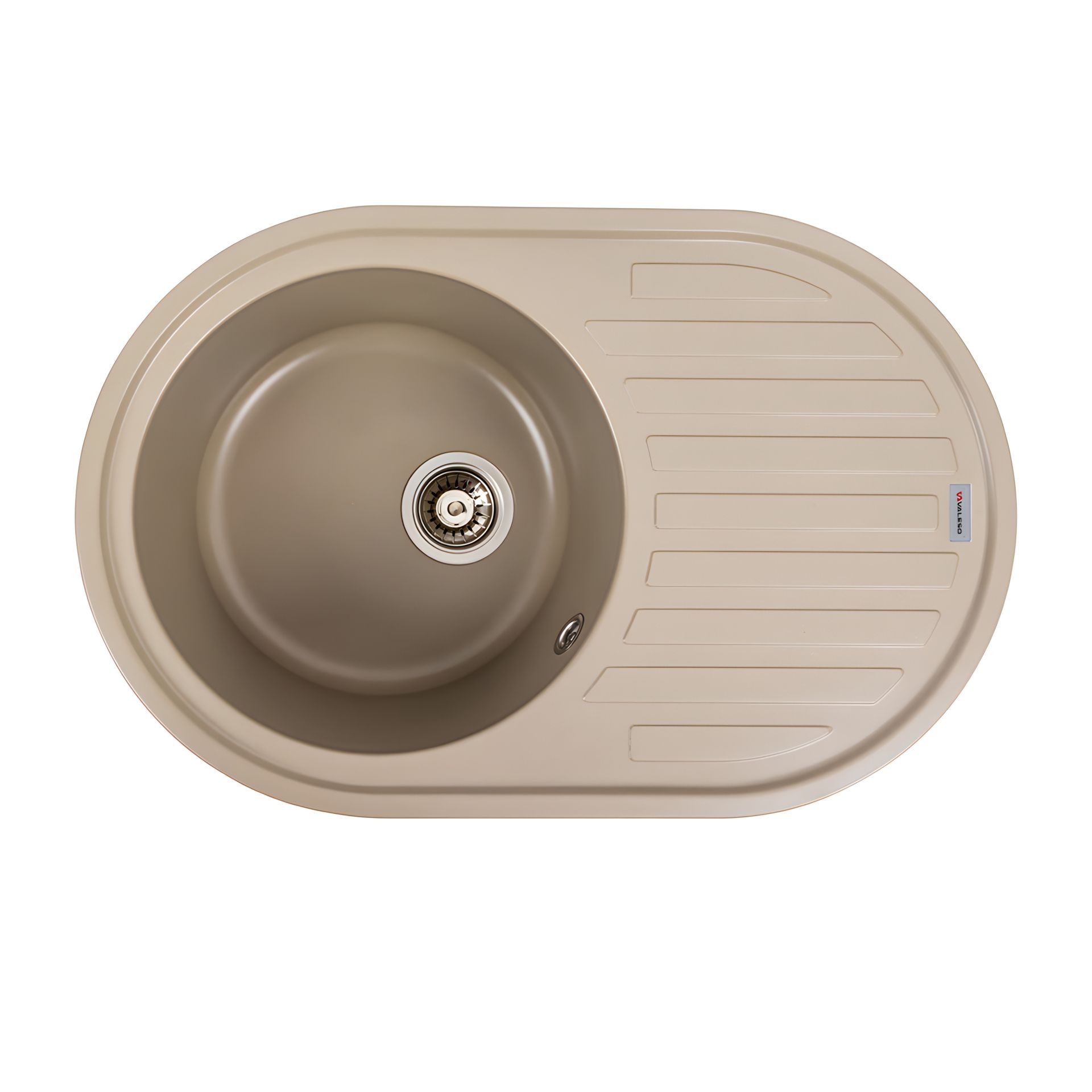 VALESO LIRA 7750 гранітна мийка для кухні матова Титан VALESO LIRA 7750 гранітна мийка для кухні матова Титан