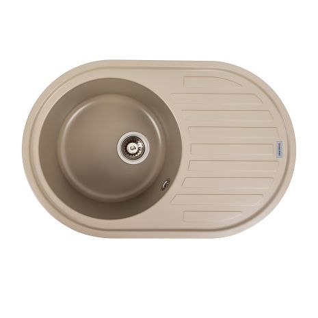 VALESO LIRA 7750 гранітна мийка для кухні матова Титан