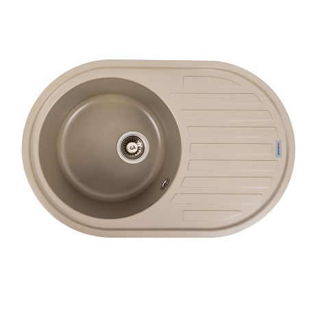 VALESO LIRA 7750 гранітна мийка для кухні матова Титан VALESO LIRA 7750 гранітна мийка для кухні матова Титан