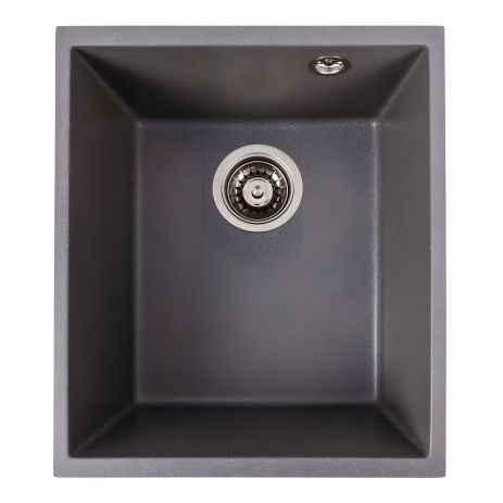 Кухонная гранитная мойка VALESO ROXY 3744, матовая Серый муссон