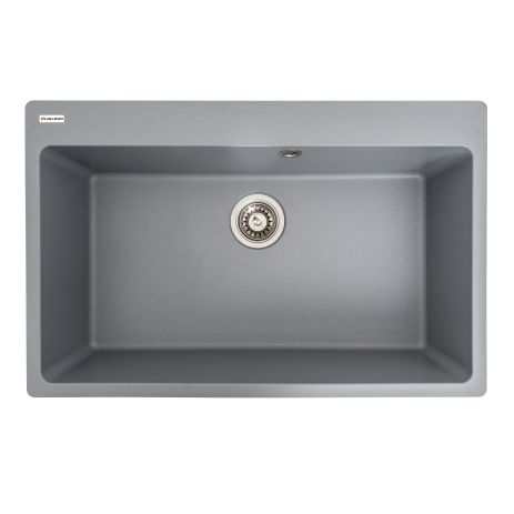 Гранітна мийка VALESO 7850 Bogema, матова (сірий металік)