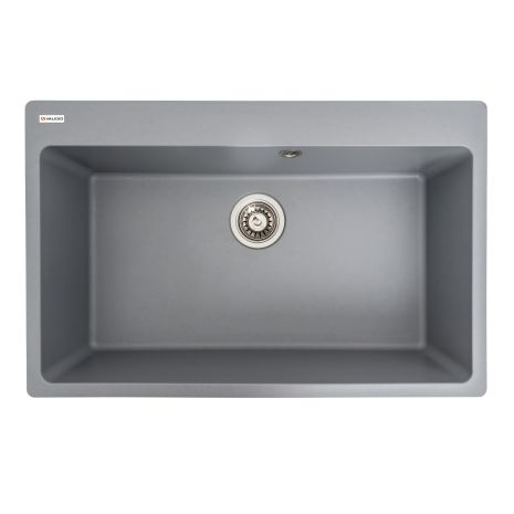 Гранітна мийка VALESO 7850 Bogema, матова (сірий металік) Гранітна мийка VALESO 7850 Bogema, матова (сірий металік)