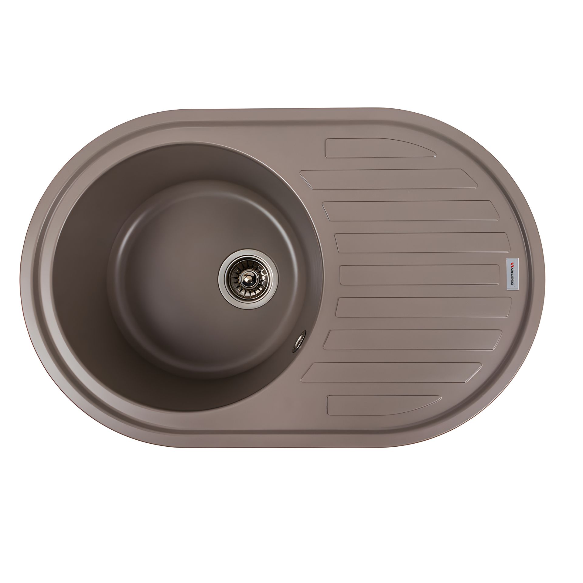 VALESO LIRA Гранітна мийка для кухні 7750 матова Дюна VALESO LIRA Гранітна мийка для кухні 7750 матова Дюна