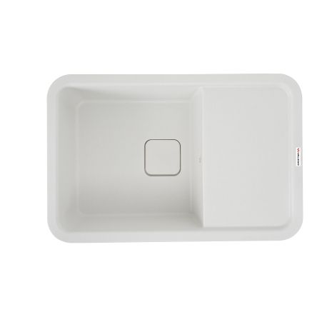 Гранитная мойка для кухни VALESO 7850 CUBE матовая Белоснежная