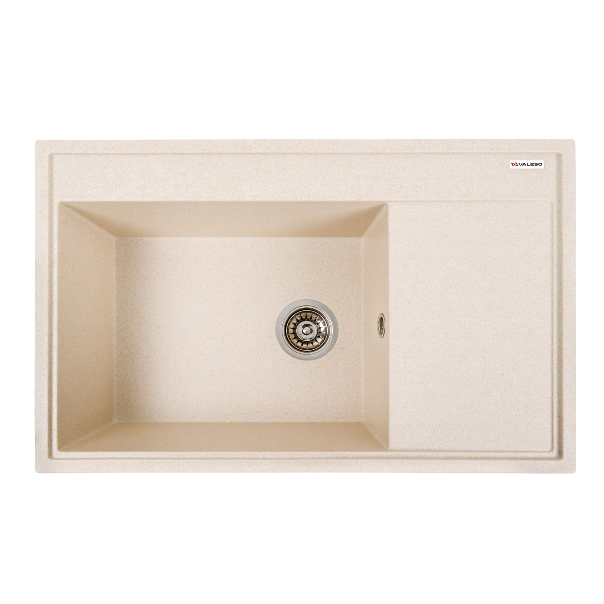 Для кухні гранітна мийка VALESO AZURIT 7950 матова Пісок Для кухні гранітна мийка VALESO AZURIT 7950 матова Пісок