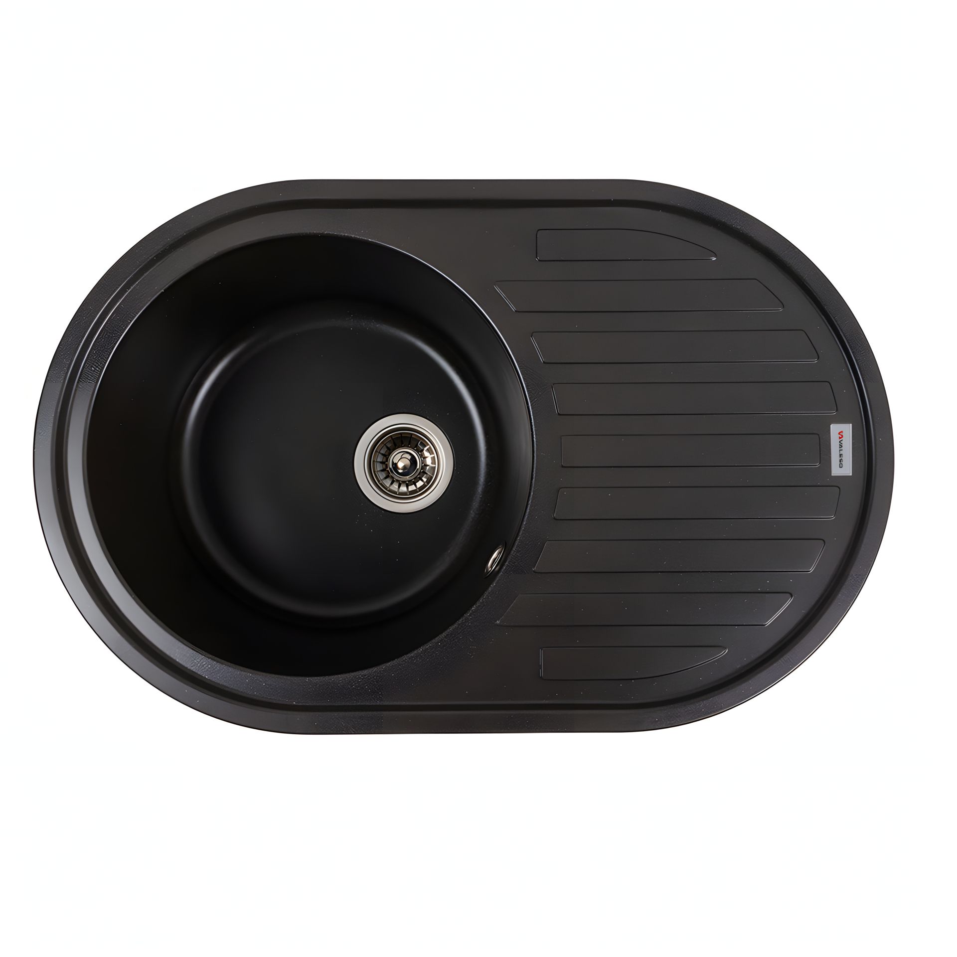 Гранитная кухонная мойка VALESO LIRA 7750 матовая Морион Гранитная кухонная мойка VALESO LIRA 7750 матовая Морион