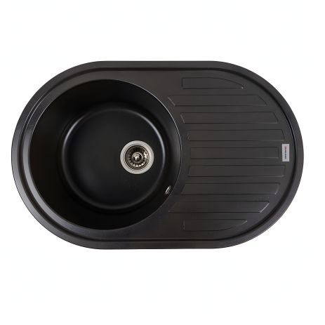Гранитная кухонная мойка VALESO LIRA 7750 матовая Морион Гранитная кухонная мойка VALESO LIRA 7750 матовая Морион