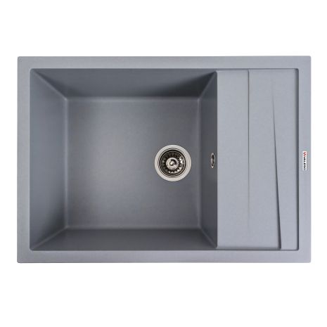 Гранітна кухонна мийка VALESO CASCADA 7050 матова Сірий металік Гранітна кухонна мийка VALESO CASCADA 7050 матова Сірий металік