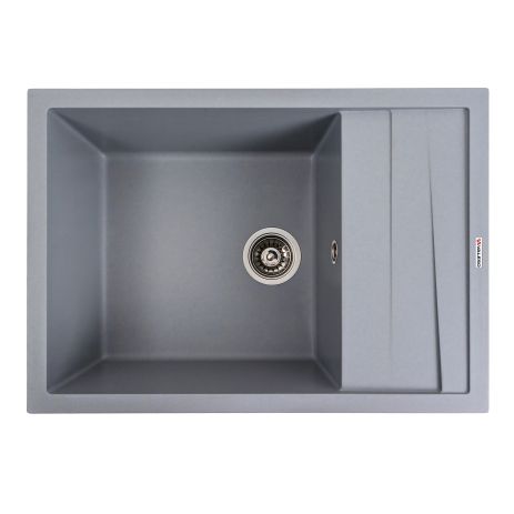 Гранітна кухонна мийка VALESO CASCADA 7050 матова Сірий металік
