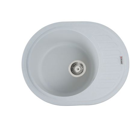 Гранітна кухонна мийка VALESO SOUL 6250 матова Білосніжна Гранітна кухонна мийка VALESO SOUL 6250 матова Білосніжна