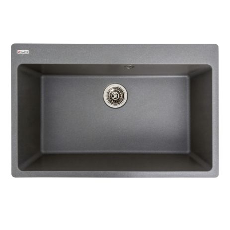 Кухонная гранитная мойка VALESO BOGEMA 7850, Серый муссон Кухонная гранитная мойка VALESO BOGEMA 7850, Серый муссон