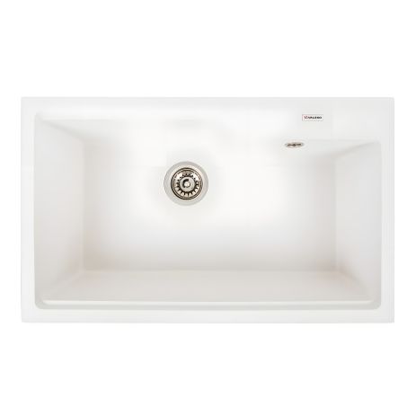 Гранітна мийка для кухні VALESO NIKA 7545 матова Білосніжна
