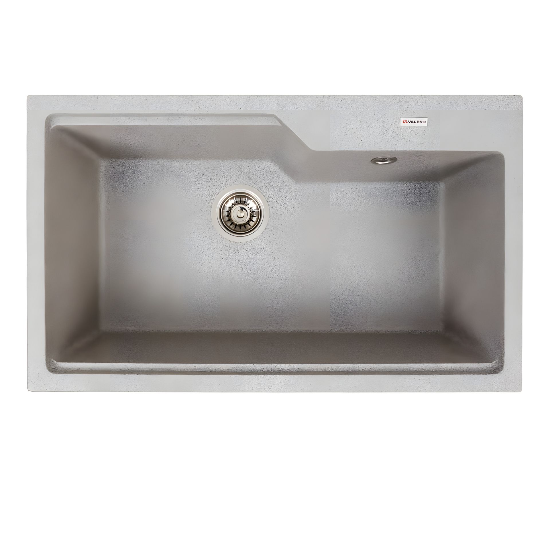 Гранітна кухонна мийка VALESO NIKA 7545 матова, Сіра Гранітна кухонна мийка VALESO NIKA 7545 матова, Сіра