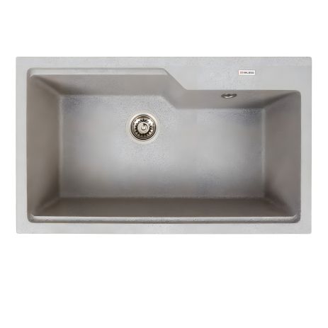 Сіра матова кухонна мийка VALESO NIKA 7545 Сіра матова кухонна мийка VALESO NIKA 7545