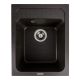 Гранітна мийка для кухні VALESO KORRADO 4050 матова Чорна скеля
