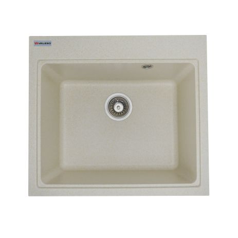 Гранітна мийка для кухні VALESO 5852 VESTA матова Пісок Гранітна мийка для кухні VALESO 5852 VESTA матова Пісок
