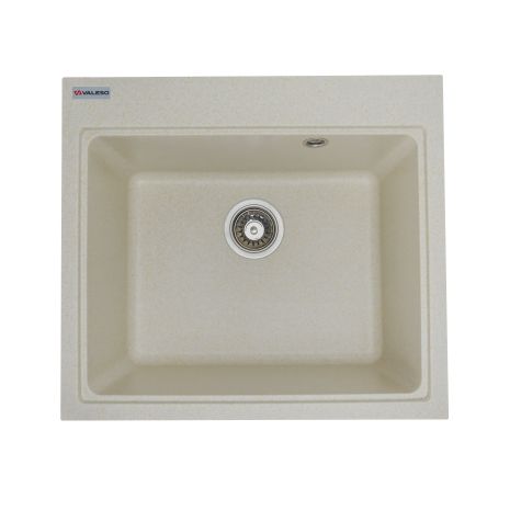 Гранітна мийка для кухні VALESO 5852 VESTA матова Пісок
