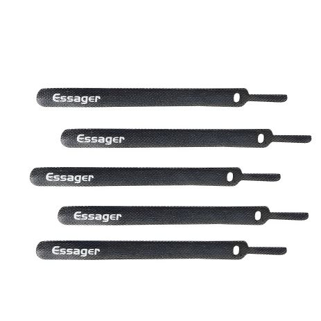 Органайзер для кабелю Essager KBC01 Cable Organizer з липучкою, комплект 20шт, Black Органайзер для кабелю Essager KBC01 Cable Organizer з липучкою, комплект 20шт, Black
