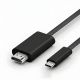 Кабель адаптер Type-C to HDMI 4K 30Hz, 2K 75Hz 1.8m, пластик, нейлон, Black (TH001-PN18K-430)
