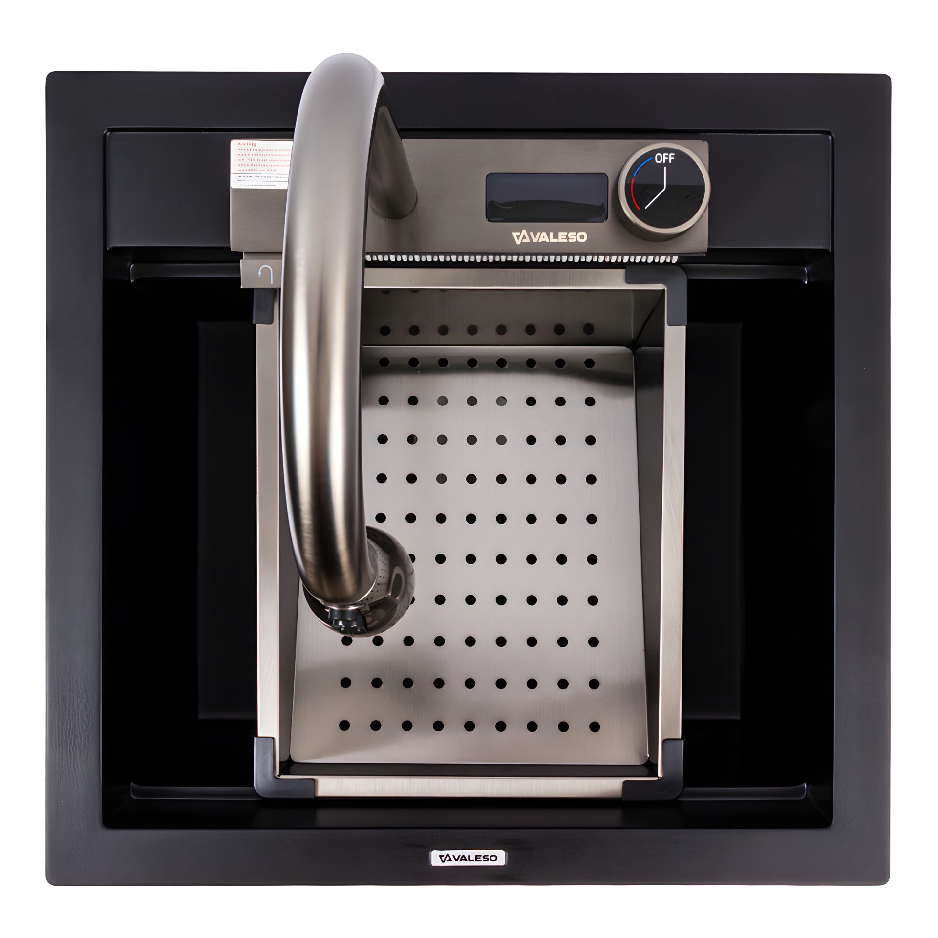 Гранітна мийка VALESO 5149 від VIVA (чорна) Гранітна мийка VALESO 5149 від VIVA (чорна)