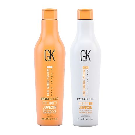 Набір для фарбованого волосся "Захист Кольору" GKhair Color Shield шампунь і кондиціонер 2х240 мл, набір X