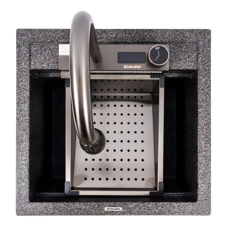 Мийка з граніту VALESO VIVA 5149 матова Графіт