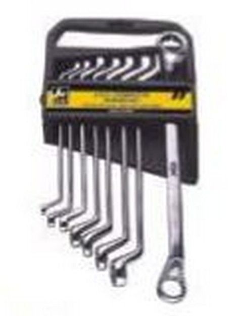 Ключі накидні COLD STAMPED набір 8 шт (6х7-20х22 мм) CrV DIN897 MASTERTOOL 72-3208
