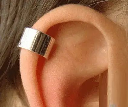 Каф кліпс на вухо сережка на одне вухо Сережки без проколювання каф