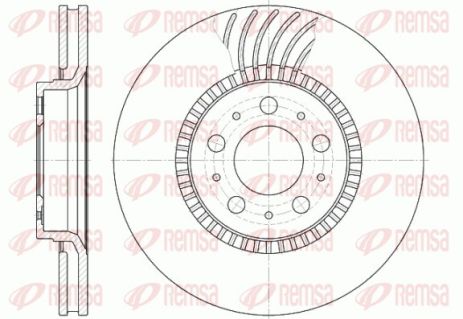 ΠΠΈΡΠΊ Π³Π°Π»ΡΠΌΡΠ²Π½ΠΈΠΉ VOLVO XC70, VOLVO S60, VOLVO V70, REMSA (659110) ΠΠΈΡΠΊ Π³Π°Π»ΡΠΌΡΠ²Π½ΠΈΠΉ VOLVO XC70, VOLVO S60, VOLVO V70, REMSA (659110)