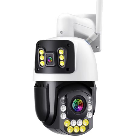 Узкая 8MP 50x Zoom IP-камера, 2 в 1 Wi-Fi PTZ, REGIS ROTARY, MICROSD ONVIF ICSEE
