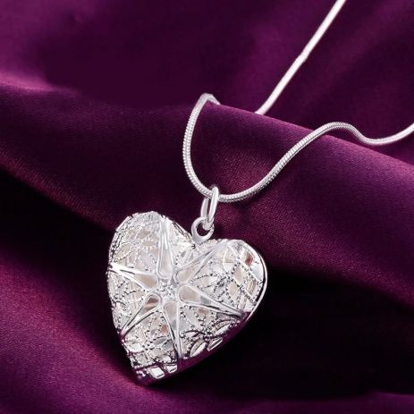 Подвеска кулон медальон в форме сердце Heart стерл. ср. проба тиффани tiffany