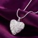 Підвіска кулон медальйон у формі серце Heart стерл. ср. проби тиффані tiffany