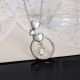 Подвеска кулон с сердцами сердце и кристалл love стерл. ср. tiffany