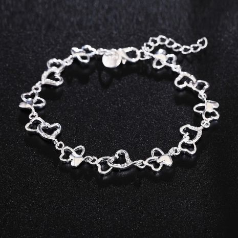 Жіночий браслет із сердечками серце стерл. ср. тіффані tiffany