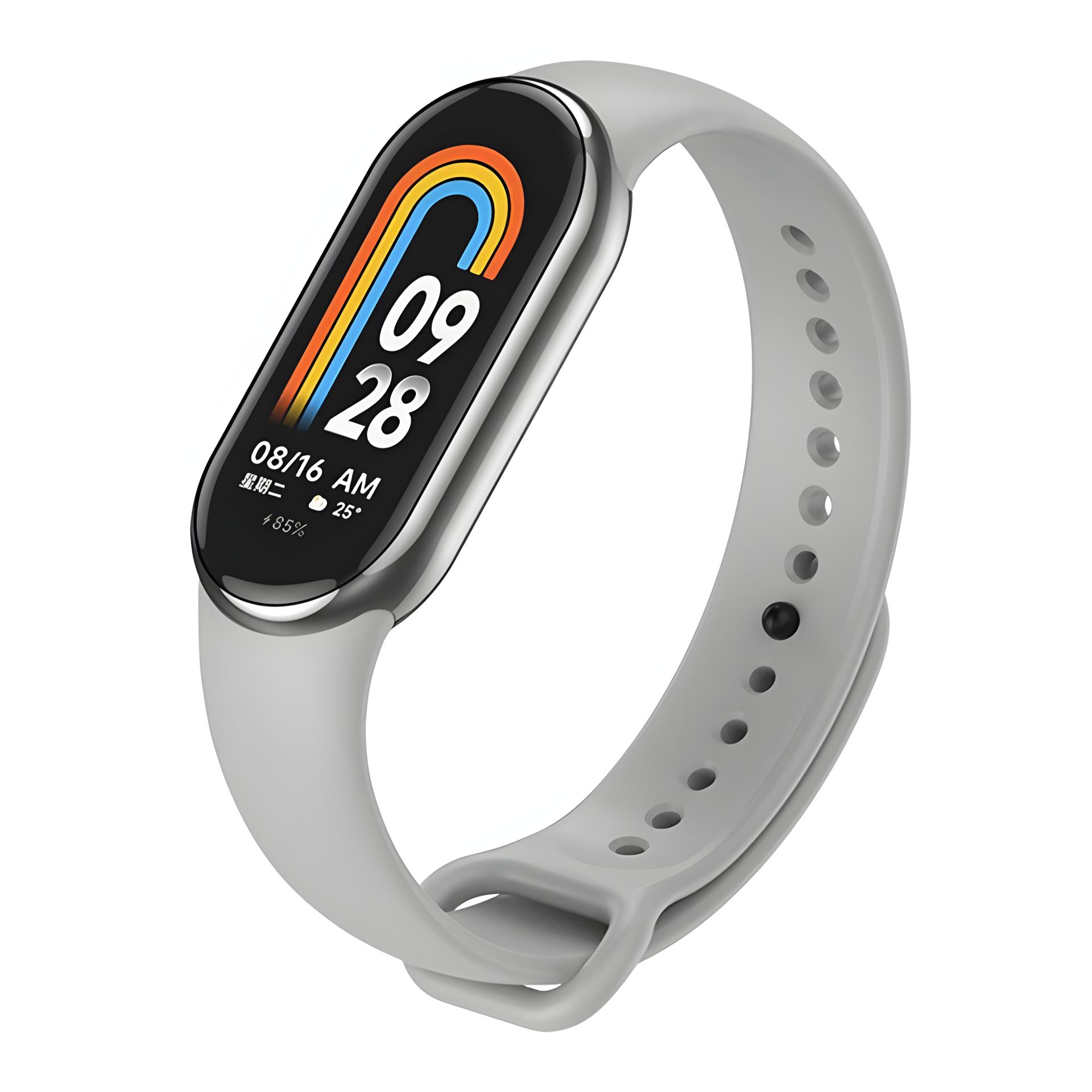 Оригінальний ремінець для Xiaomi Mi Band 8/9 Design Grey Оригінальний ремінець для Xiaomi Mi Band 8/9 Design Grey
