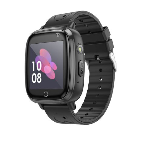 Дитячий смарт годинник Hoco Y100 з функцією дзвінка, IP65, 2G, 400mAh, 2-3d, black Дитячий смарт годинник Hoco Y100 з функцією дзвінка, IP65, 2G, 400mAh, 2-3d, black