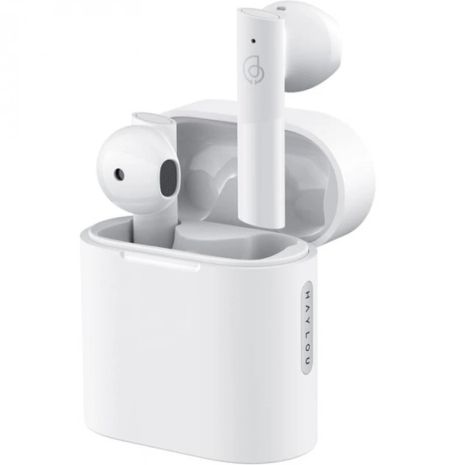 Бездротові навушники Haylou T33 MoriPods, IPX4, ANC, BT5.0, 35mAh, 310mAh, 6h, TWS Earbuds White EU Бездротові навушники Haylou T33 MoriPods, IPX4, ANC, BT5.0, 35mAh, 310mAh, 6h, TWS Earbuds White EU