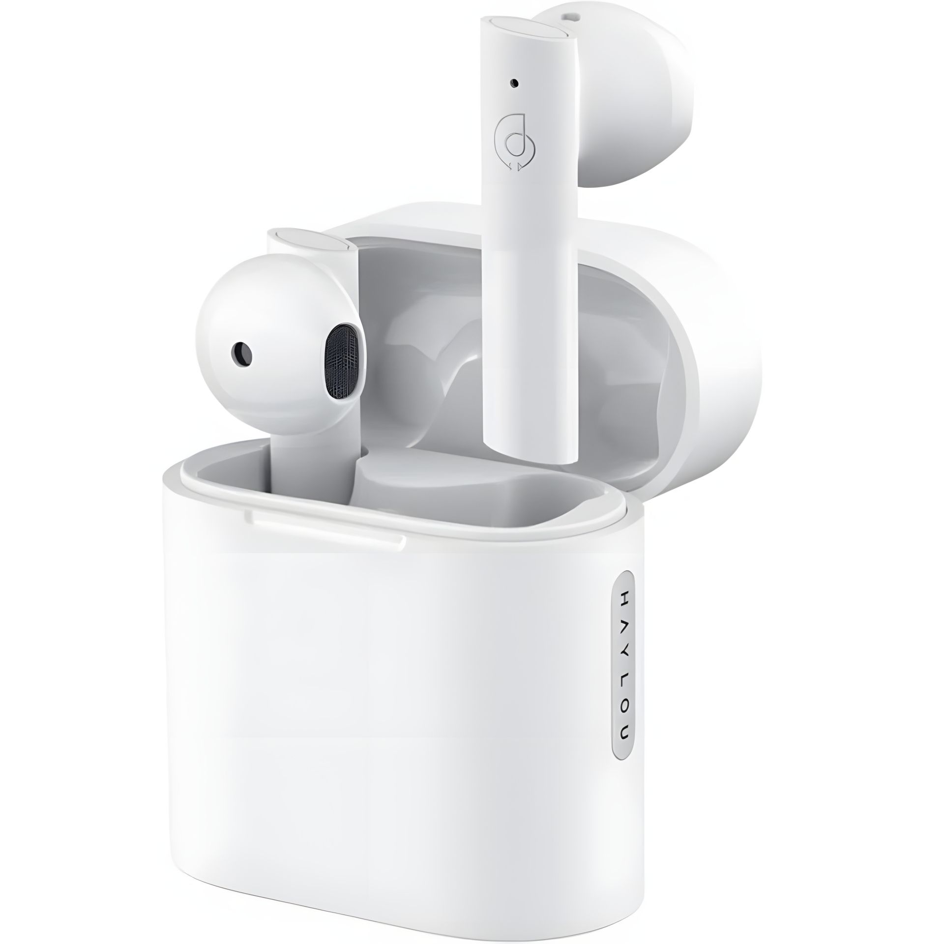Бездротові навушники Haylou T33 MoriPods, IPX4, ANC, BT5.0, 35mAh, 310mAh, 6h, TWS Earbuds White EU Бездротові навушники Haylou T33 MoriPods, IPX4, ANC, BT5.0, 35mAh, 310mAh, 6h, TWS Earbuds White EU