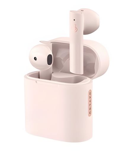 Бездротові навушники Haylou T33 MoriPods, BT5.2, IPX4, 25mAh, 310mAh, 6h, TWS Earbuds Pink UA UCRF Бездротові навушники Haylou T33 MoriPods, BT5.2, IPX4, 25mAh, 310mAh, 6h, TWS Earbuds Pink UA UCRF