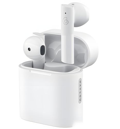 Бездротові навушники Haylou T33 MoriPods, BT5.2, IPX4, 25mAh, 310mAh, 6h, TWS Earbuds White UA UCRF Бездротові навушники Haylou T33 MoriPods, BT5.2, IPX4, 25mAh, 310mAh, 6h, TWS Earbuds White UA UCRF