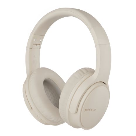 Бездротові навушники Proove Tender, Headset, ANC, AUX, BT5.0, 300mAh, 18h, beige UA UCRF