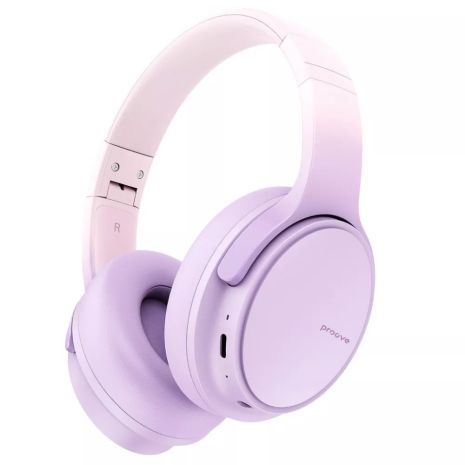 Бездротові навушники Proove Tender, Headset, ANC, AUX, BT5.0, 300mAh, 18h, purple UA UCRF Бездротові навушники Proove Tender, Headset, ANC, AUX, BT5.0, 300mAh, 18h, purple UA UCRF