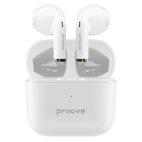Бездротові навушники Earphones Proove Mainstream, IPX4, ENC, BT5.3, 40mAh, 400mAh, 4h, TWS white UA UCRF