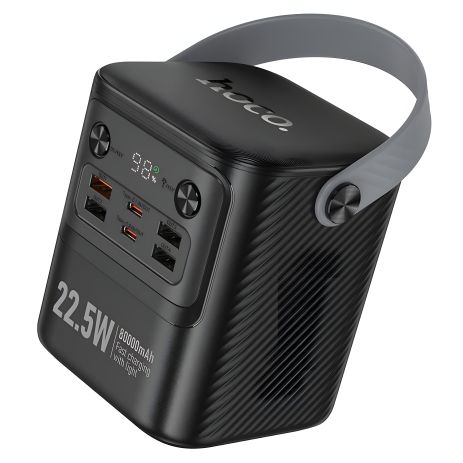 Повербанк Hoco J152, 80000 mAh, 22.5W, PD 20W, black