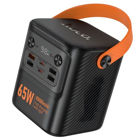 Hoco J152 Pro 80000mAh PD 65W черный повербанк Hoco J152 Pro 80000mAh PD 65W черный повербанк